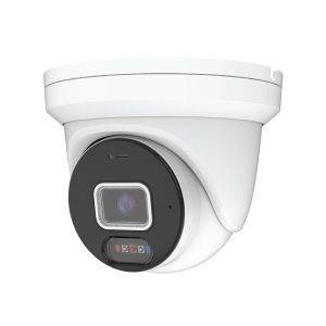 IP-4388F28 (8MP A.I. Active Deterrence Color Night-Vision Outdoor/Indoor Turret IP Camera, 2-way Audio)