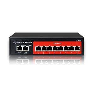 GPOE-2082 (8-Port Gigabit POE Switch + 2 Gigabit Uplink)