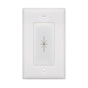 HJ8901 (Wall Plate With Flexible Cable Pass-Through)