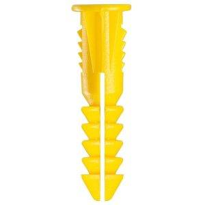 PA-3168-400 (#6-#8 x 1-in Super Ribbed Plastic Anchors, 400pcs Pack)