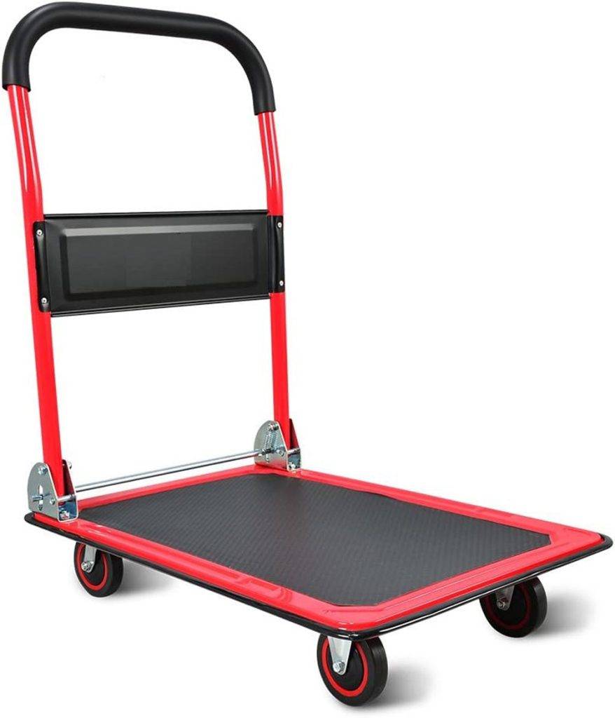 Platform Dolly 330Lbs/150Kg Red